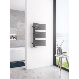 Eastbrook Helmsley 800mm x 500mm Towel Rail Matt Anthracite   89.0630