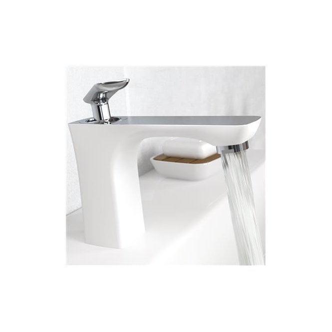 Eastbrook  Helston Basin Mono Inc Waste Matt Smooth White/Chrome   93.0072