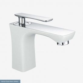 Eastbrook Helston Basin Mono Inc Waste Matt Textured White/Chrome   93.0073