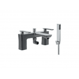 Eastbrook Helston Bath/Shower Mixer Inc Kit Gloss Anthracite   93.0109
