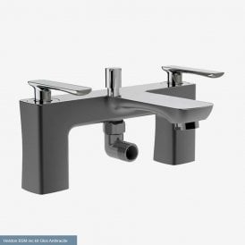 Eastbrook Helston Bath/Shower Mixer Inc Kit Gloss Anthracite   93.0109