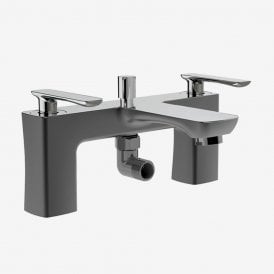 Eastbrook Helston Bath/Shower Mixer Inc Kit Smooth Matt Anthracite   93.0018