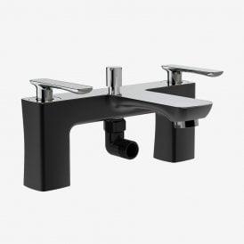 Eastbrook Helston Bath Shower Mixer Tap Inc Kit Matt Smooth Black   93.0021