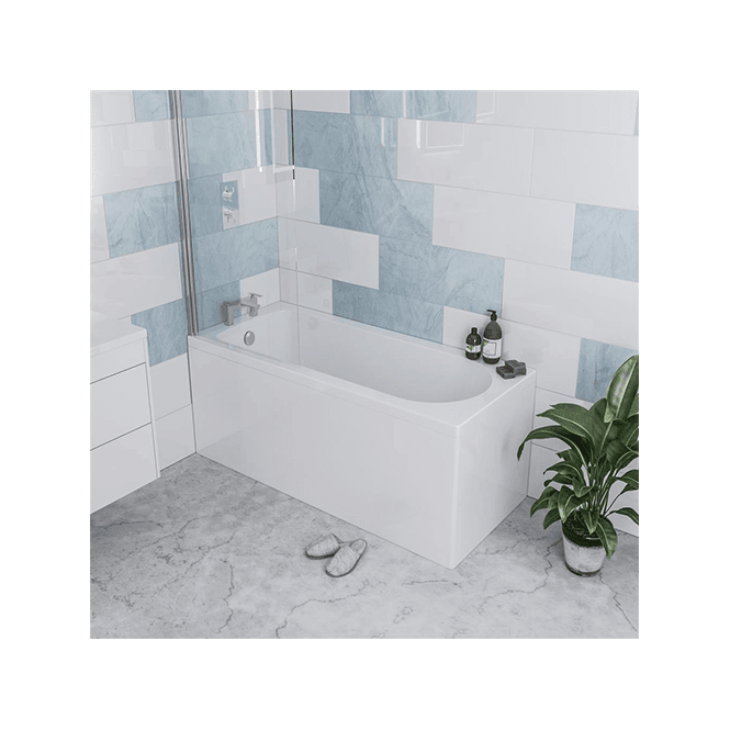 Eastbrook  Henbury 3mm Single Ended Twin Grips 1600mm x 700mm 197 Litre Bath   42.0175