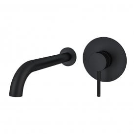 Eastbrook Heyford Wall Mounted Basin Tap Black   79.1005