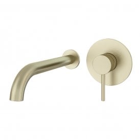 Eastbrook Heyford Wall Mounted Basin Tap Brushed Brass   79.1006