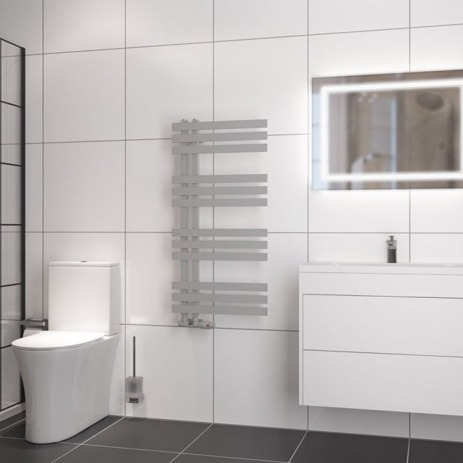 Eastbrook  Hurley 1000mm x 500mm Towel Rail Matt Grey   89.1719