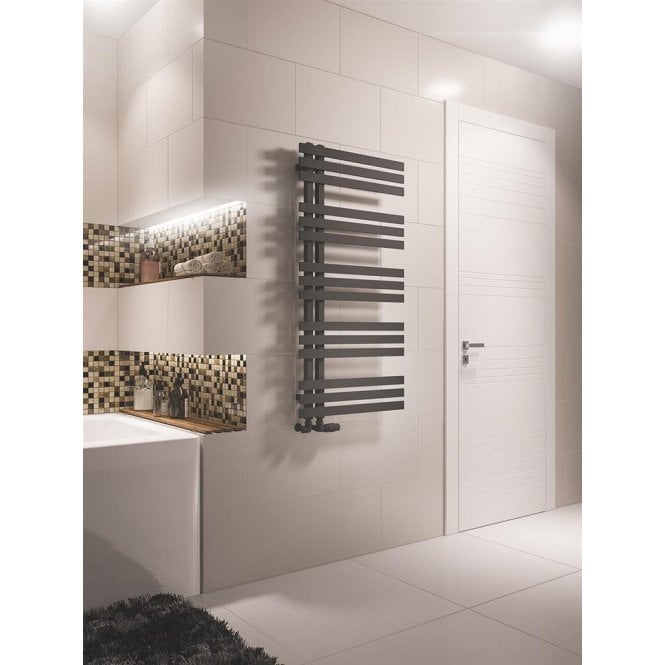 Eastbrook  Hurley 1200mm x 600mm Towel Rail Matt Anthracite   89.0551