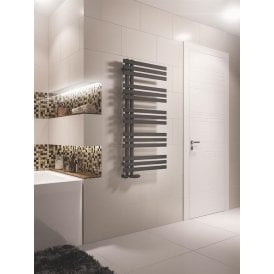 Eastbrook Hurley 1200mm x 600mm Towel Rail Matt Anthracite   89.0551