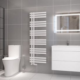 Eastbrook Hurley 1500mm x 500mm Towel Rail Matt White   89.1729