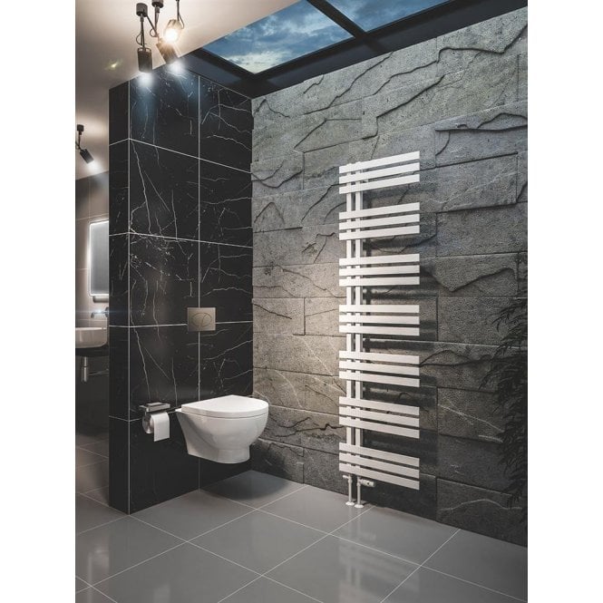 Eastbrook  Hurley 1800mm x 500mm Towel Rail Matt White   89.0546