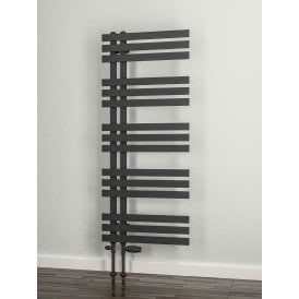 Eastbrook Hurley 800mm x 500mm Towel Rail Matt Anthracite   89.0548
