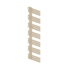 Eastbrook Hurley 800mm x 500mm Towel Rail Matt Cappuccino   89.0560