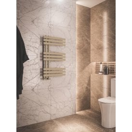 Eastbrook Hurley 800mm x 500mm Towel Rail Matt Cappuccino   89.0560