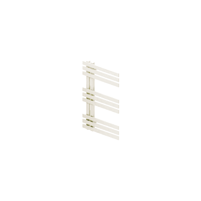 Eastbrook  Hurley 800mm x 500mm Towel Rail Matt White   89.0542