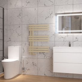 Eastbrook Hurley 800mm x 600mm Towel Rail Matt Cappuccino   89.0561