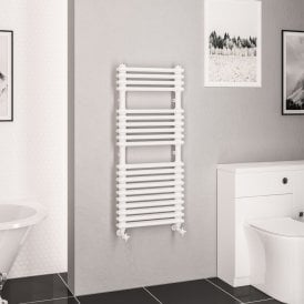 Eastbrook Imperia 2 Column Multirail 1140mm x 500mm Gloss White   41.0817