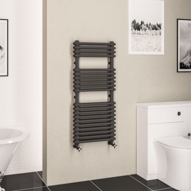 Eastbrook  Imperia 2 Column Multirail 1140mm x 500mm Matt Anthracite   41.0825