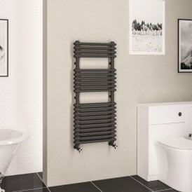 Eastbrook Imperia 2 Column Multirail 1140mm x 500mm Matt Anthracite   41.0825