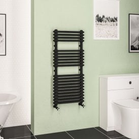 Eastbrook Imperia 2 Column Multirail 1140mm x 500mm Matt Black   41.0833