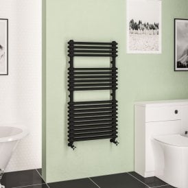Eastbrook Imperia 2 Column Multirail 1140mm x 600mm Matt Black   41.0836