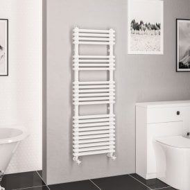 Eastbrook Imperia 2 Column Multirail 1430mm x 500mm Gloss White   41.0818