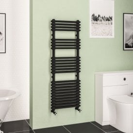 Eastbrook Imperia 2 Column Multirail 1430mm x 500mm Matt Black   41.0834