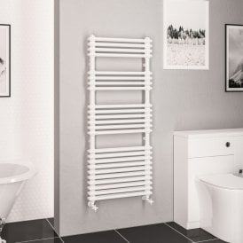 Eastbrook Imperia 2 Column Multirail 1430mm x 600mm Gloss White   41.0821
