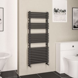 Eastbrook Imperia 2 Column Multirail 1430mm x 600mm Matt Anthracite   41.0829