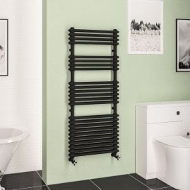 Eastbrook Imperia 2 Column Multirail 1430mm x 600mm Matt Black   41.0837