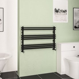Eastbrook Imperia 2 Column Multirail 612mm x 1000mm Matt Black   41.0831