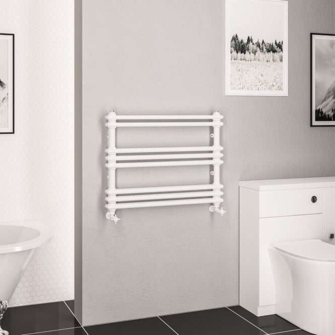 Eastbrook  Imperia 2 Column Multirail 612mm x 800mm Gloss White   41.0814