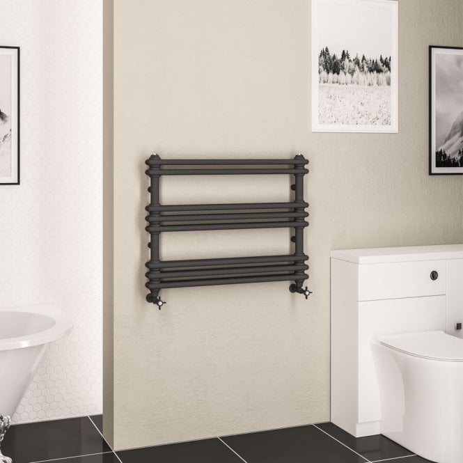 Eastbrook  Imperia 2 Column Multirail 612mm x 800mm Matt Anthracite   41.0822