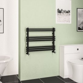 Eastbrook Imperia 2 Column Multirail 612mm x 800mm Matt Black   41.0830