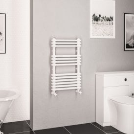 Eastbrook Imperia 2 Column Multirail 832mm x 500mm Gloss White   41.0816