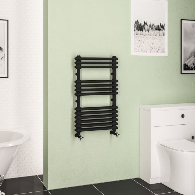 Eastbrook  Imperia 2 Column Multirail 832mm x 500mm Matt Black   41.0832