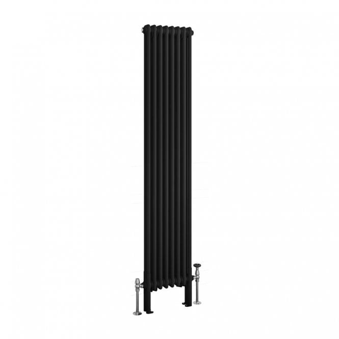 Eastbrook  Imperia 2 Column Radiator 1800mm x 380mm Matt Black   41.0761