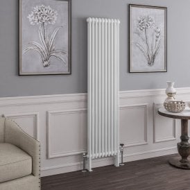 Eastbrook Imperia 2 Column Radiator 1800mm x 470mm Gloss White   41.0340