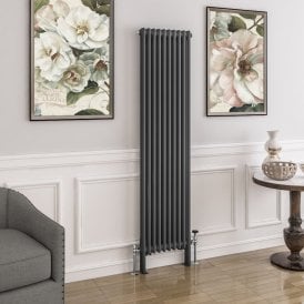 Eastbrook Imperia 2 Column Radiator 1800mm x 470mm Matt Anthracite   41.0345