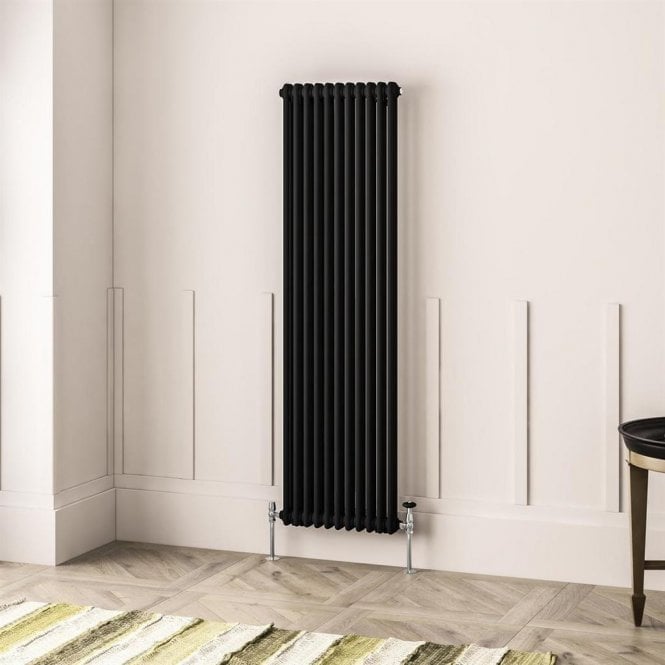 Eastbrook  Imperia 2 Column Radiator 1800mm x 515mm Matt Black   41.0933