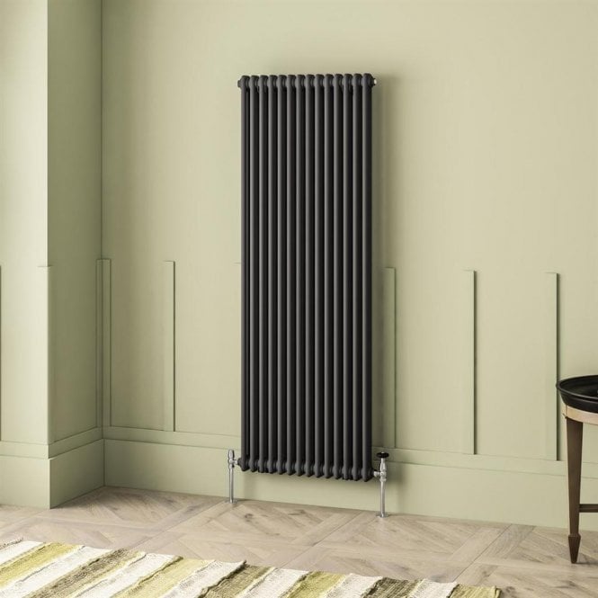 Eastbrook  Imperia 2 Column Radiator 1800mm x 650mm Matt Anthracite   41.0932