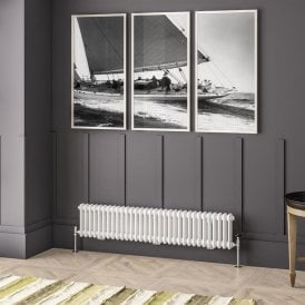 Eastbrook Imperia 2 Column Radiator 300mm x 1460mm Gloss White   41.0894
