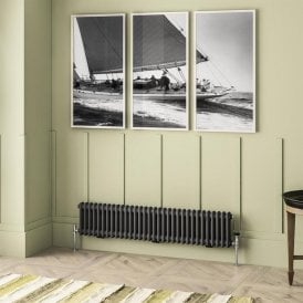 Eastbrook Imperia 2 Column Radiator 300mm x 1460mm Matt Anthracite   41.0898