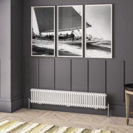 Eastbrook Imperia 2 Column Radiator 300mm x 1640mm Gloss White   41.0895