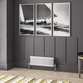 Eastbrook Imperia 2 Column Radiator 300mm x 830mm Gloss White   41.0892