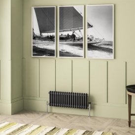 Eastbrook Imperia 2 Column Radiator 300mm x 830mm Matt Anthracite   41.0896
