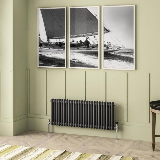 Eastbrook  Imperia 2 Column Radiator 450mm x 1145mm Matt Anthracite   41.0912