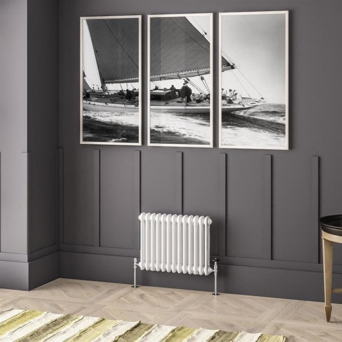 Eastbrook  Imperia 2 Column Radiator 450mm x 605mm Gloss White   41.0904