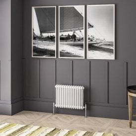 Eastbrook Imperia 2 Column Radiator 450mm x 605mm Gloss White   41.0904