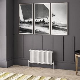Eastbrook Imperia 2 Column Radiator 450mm x 830mm Gloss White   41.0905